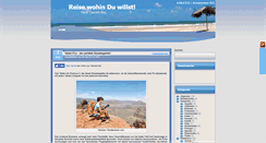 Desktop Screenshot of blog.planet-touristik.de