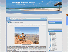 Tablet Screenshot of blog.planet-touristik.de